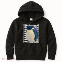 I'm Da Biggest Bird Meme For Bird Lovers Meme Enthusiasts Kids Hoodie thumb 0