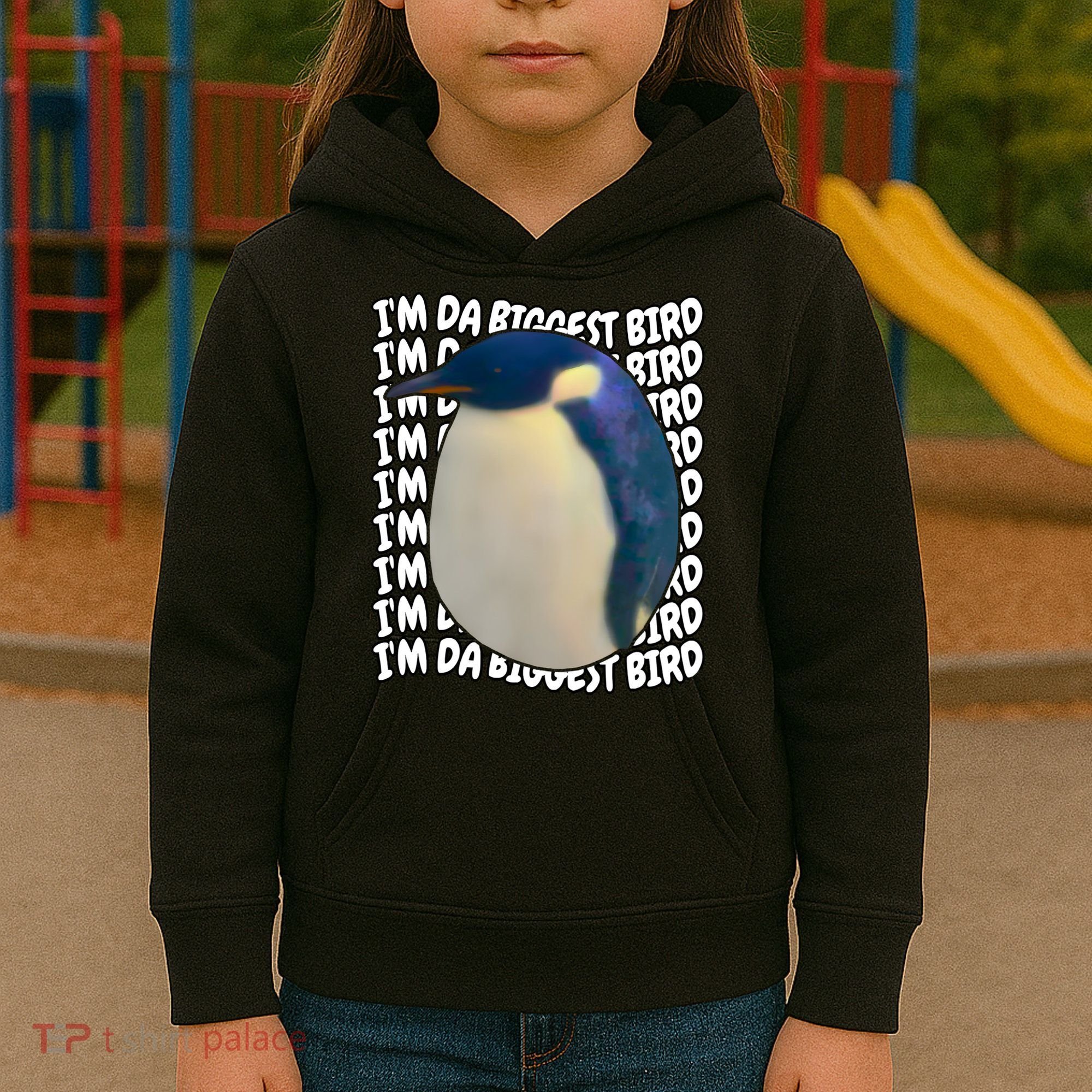 I'm Da Biggest Bird Meme For Bird Lovers Meme Enthusiasts Kids Hoodie