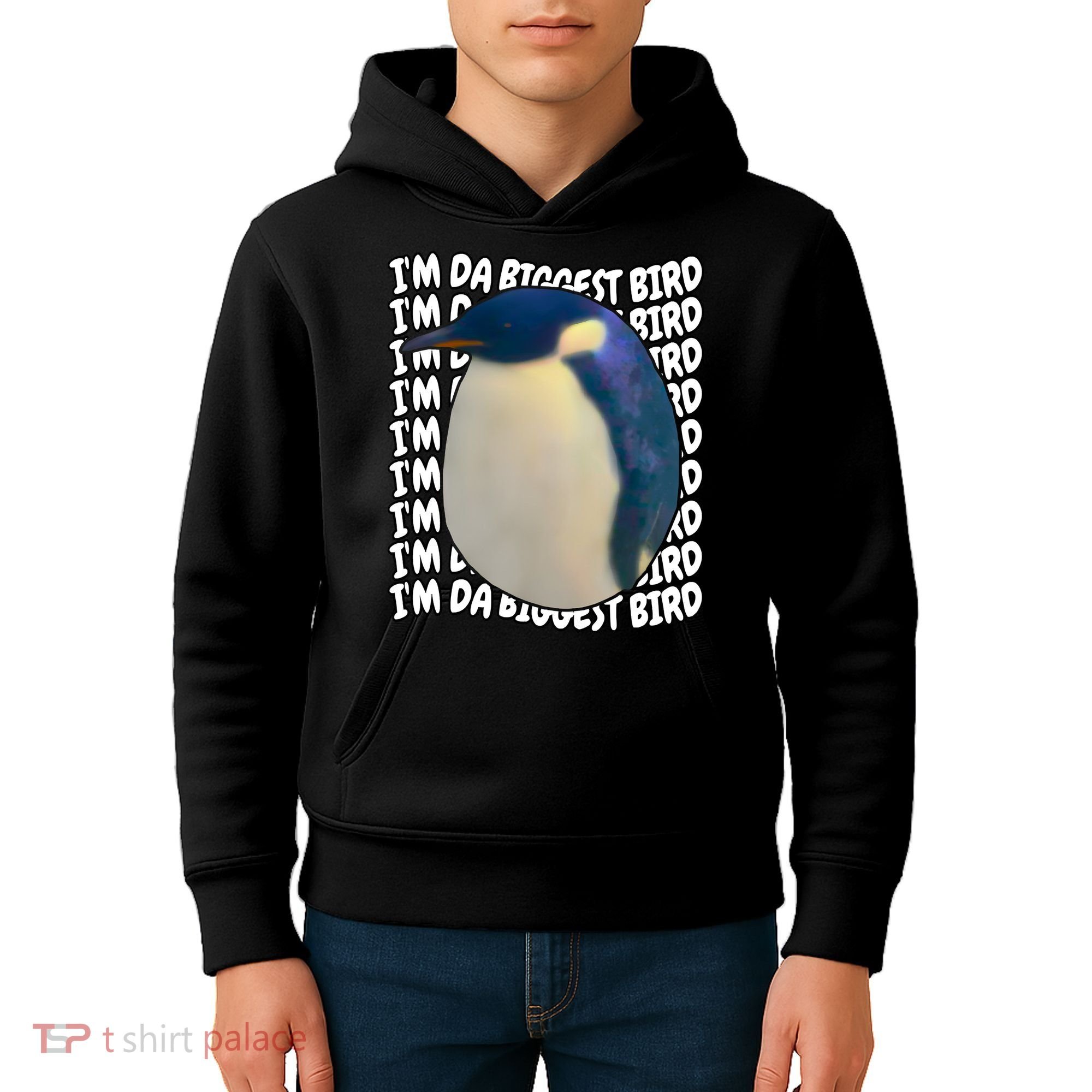 I'm Da Biggest Bird Meme For Bird Lovers Meme Enthusiasts Kids Hoodie