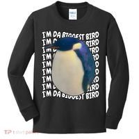 I'm Da Biggest Bird Meme For Bird Lovers Meme Enthusiasts Kids Long Sleeve Shirt thumb 0
