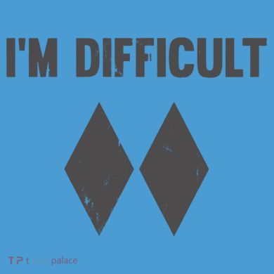 Im Difficult Black Diamond Tie Dye Hoodie