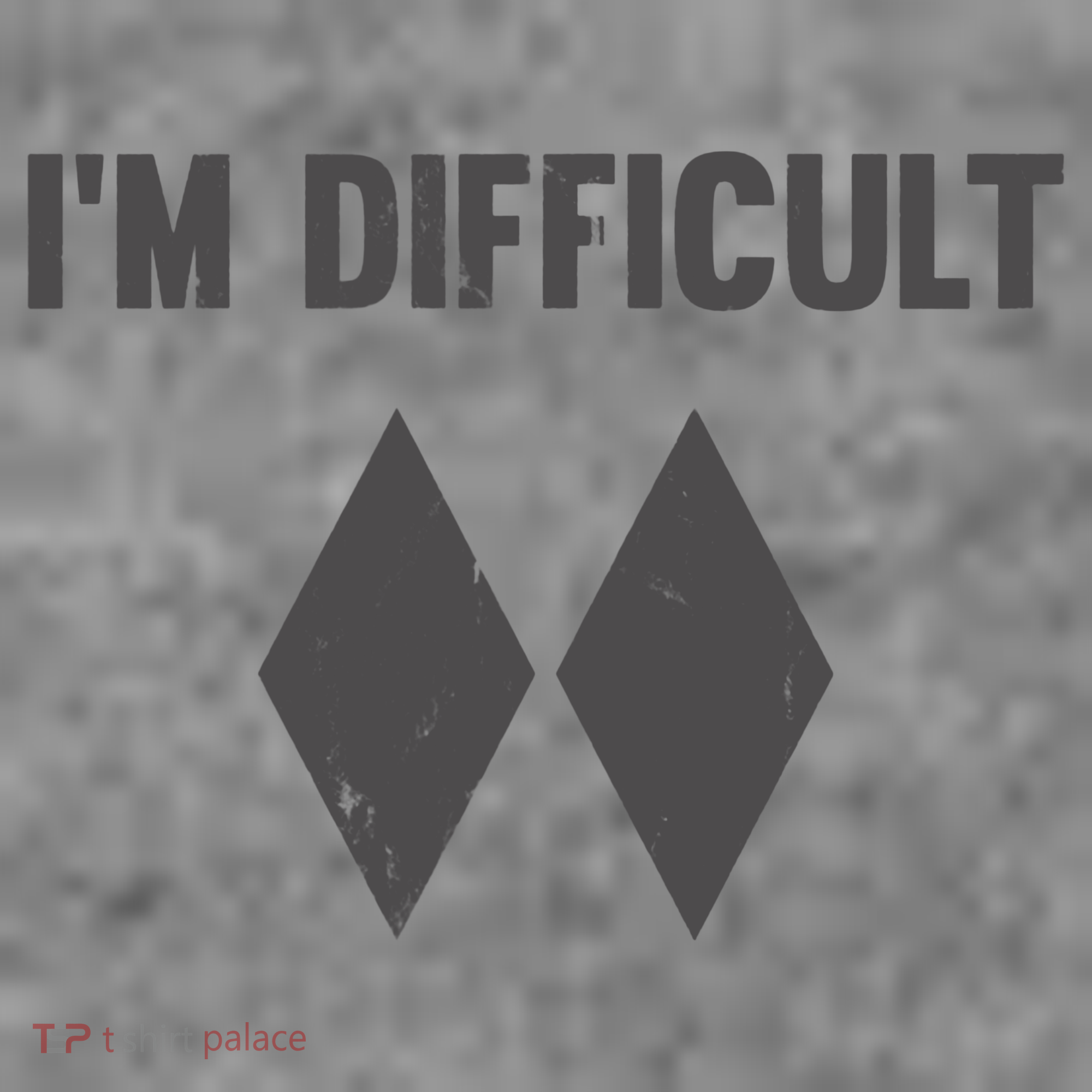 Im Difficult Black Diamond Toddler Hoodie