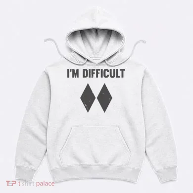Im Difficult Black Diamond Hoodie