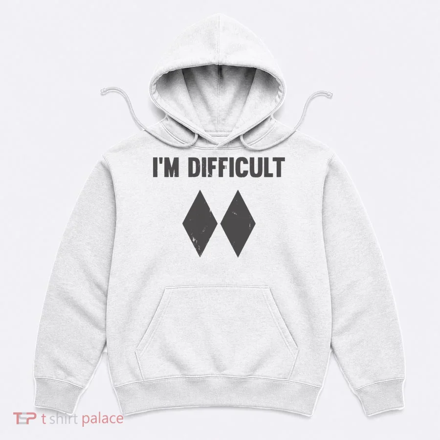 Im Difficult Black Diamond Hoodie