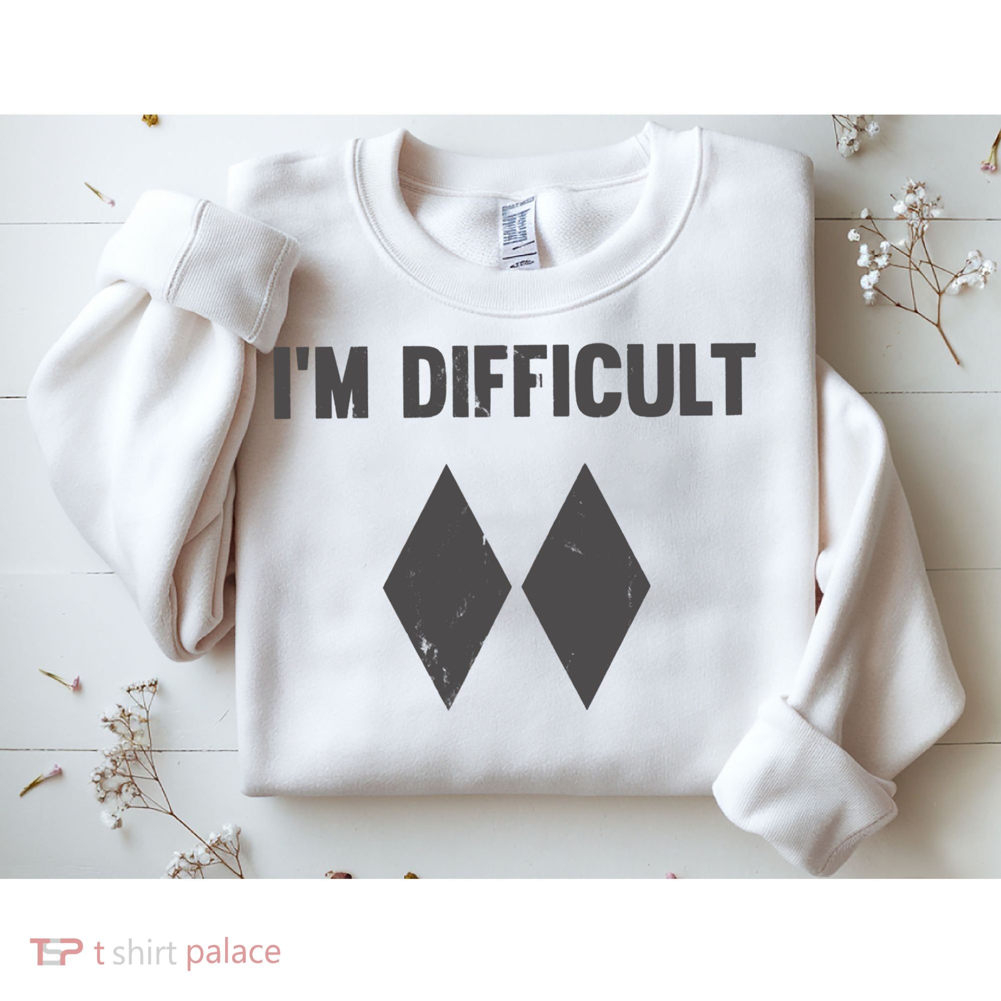 Im Difficult Black Diamond Sweatshirt