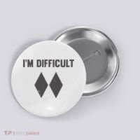 Im Difficult Black Diamond Button thumb 0