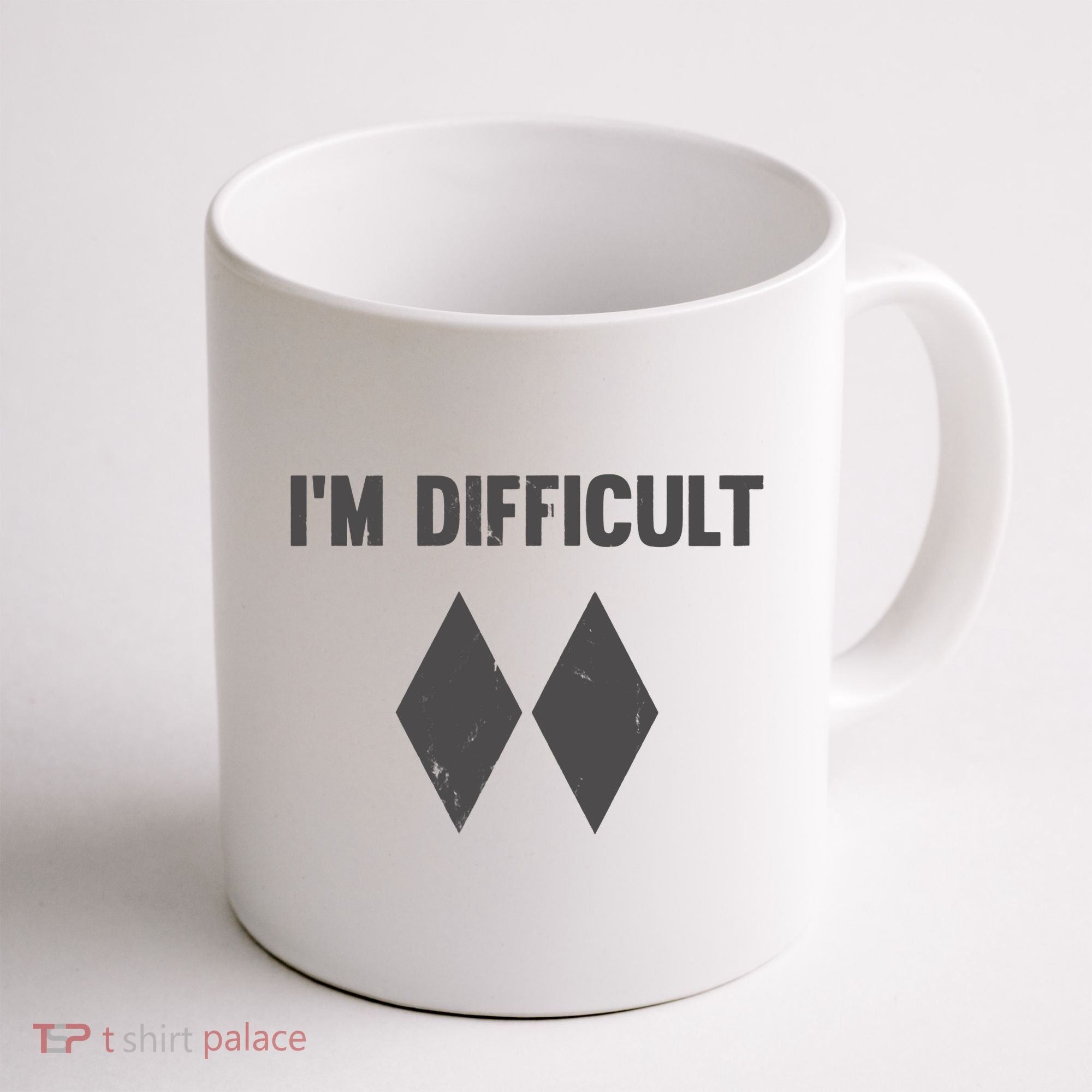 Im Difficult Black Diamond Coffee Mug