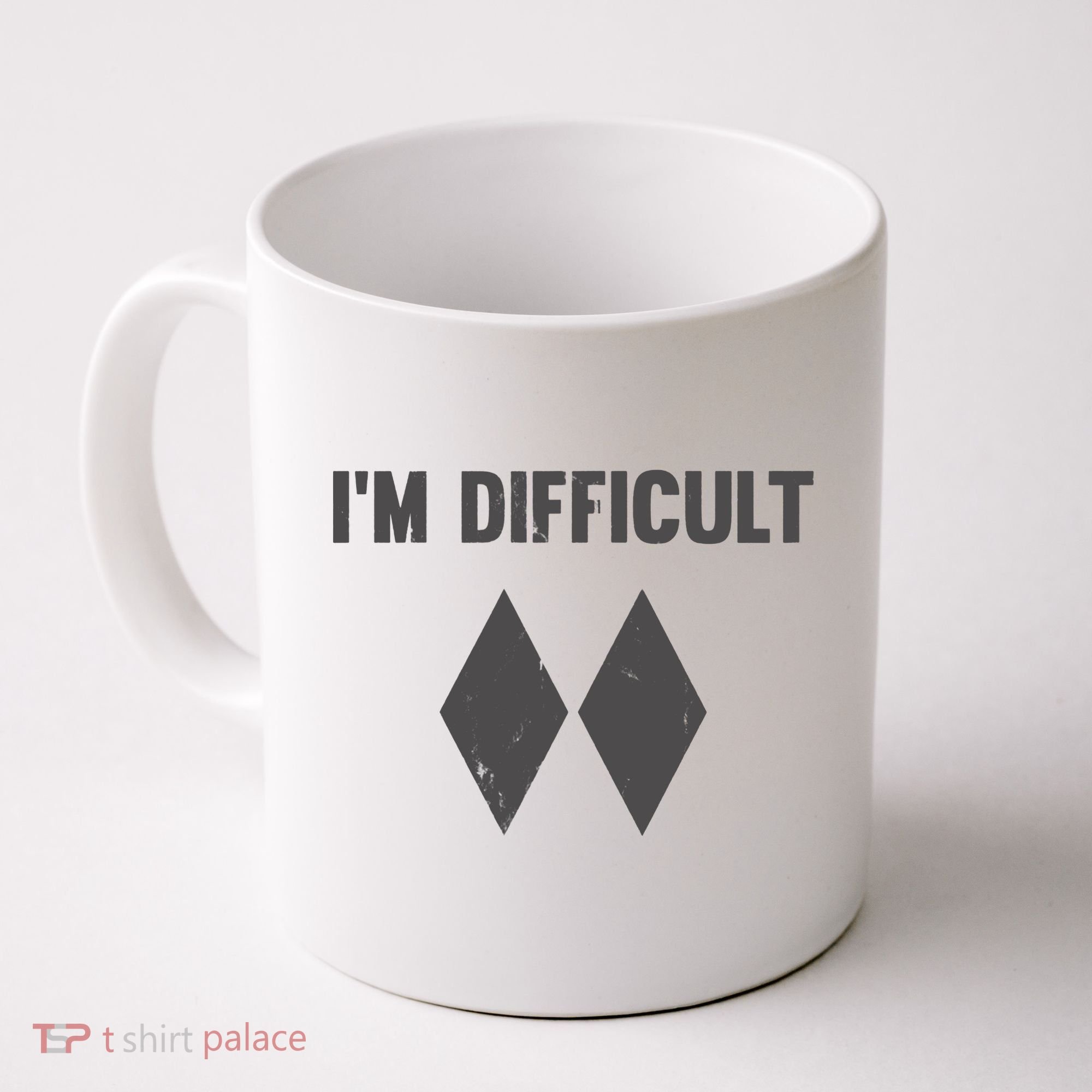 Im Difficult Black Diamond Coffee Mug