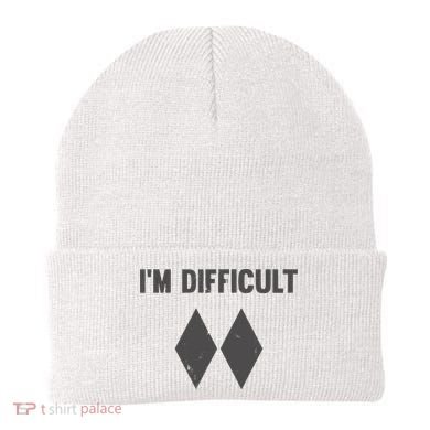 Im Difficult Black Diamond Beanie