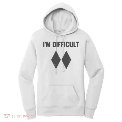 Im Difficult Black Diamond Women's Hoodie