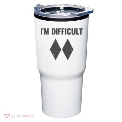 Im Difficult Black Diamond Tumbler