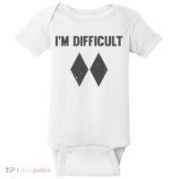 Im Difficult Black Diamond Baby Bodysuit thumb 0