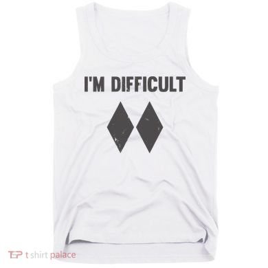Im Difficult Black Diamond Tank Top