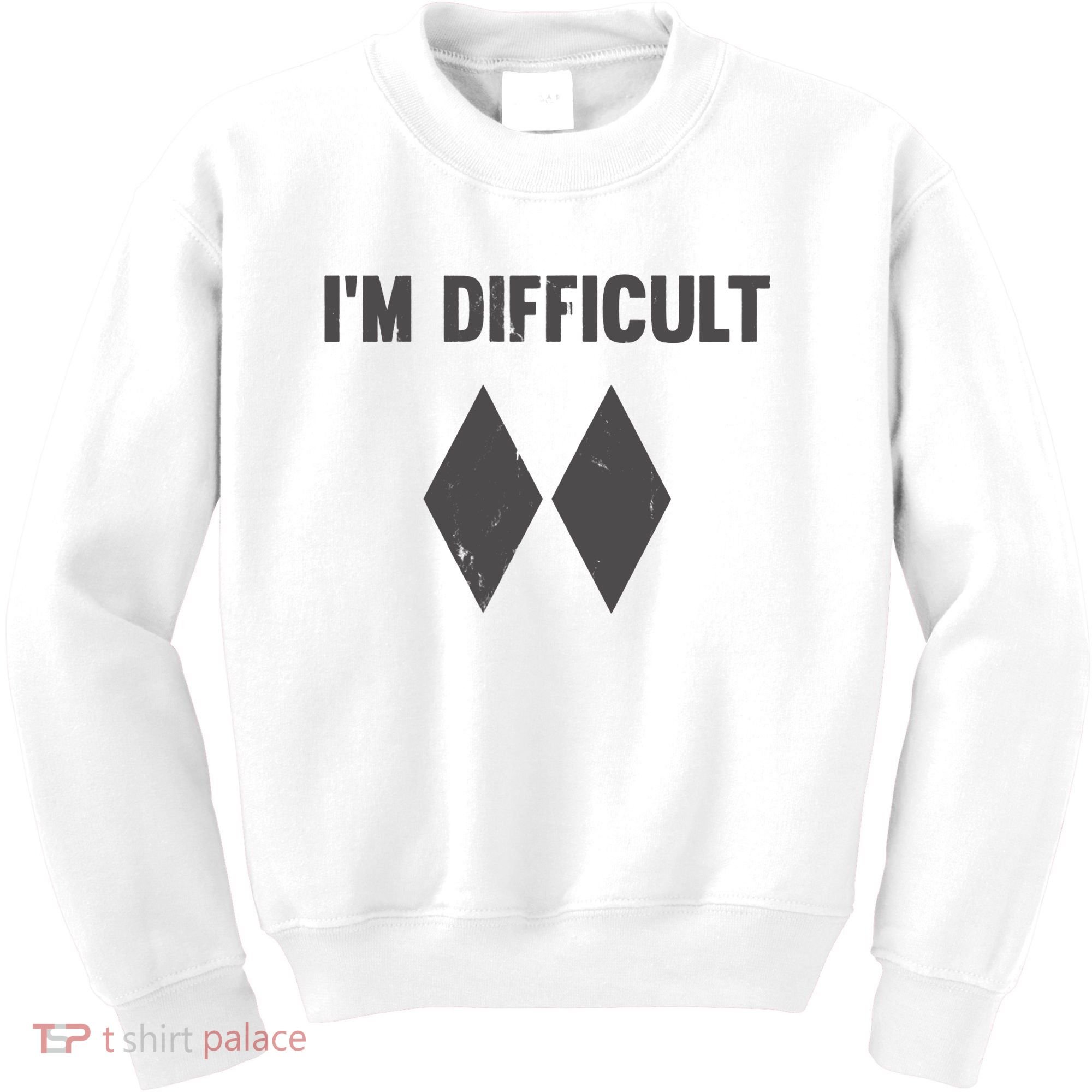 Im Difficult Black Diamond Kids Sweatshirt