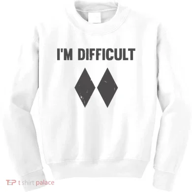 Im Difficult Black Diamond Kids Sweatshirt