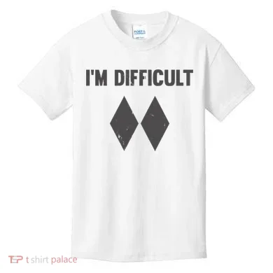 Im Difficult Black Diamond Kids T-Shirt
