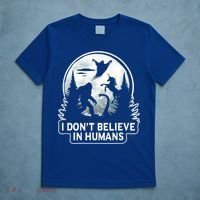 I Don't Believe In Hu Meaningful Gift Bigfoot Ufo Alien Unicorn Gift T-Shirt thumb 5