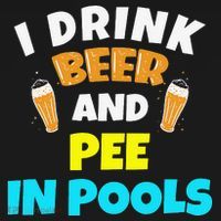I Drink Beer And Pee in Pools Lake River Gifts Women's Hoodie thumb 2