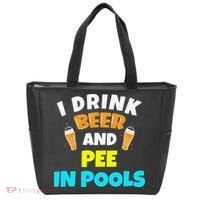 I Drink Beer And Pee in Pools Lake River Gifts Tote Bag thumb 0
