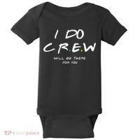I Do Crew Bachelorette Party Men & Women Baby Bodysuit thumb 0