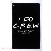 I Do Crew Bachelorette Party Men & Women Golf Towel thumb 0