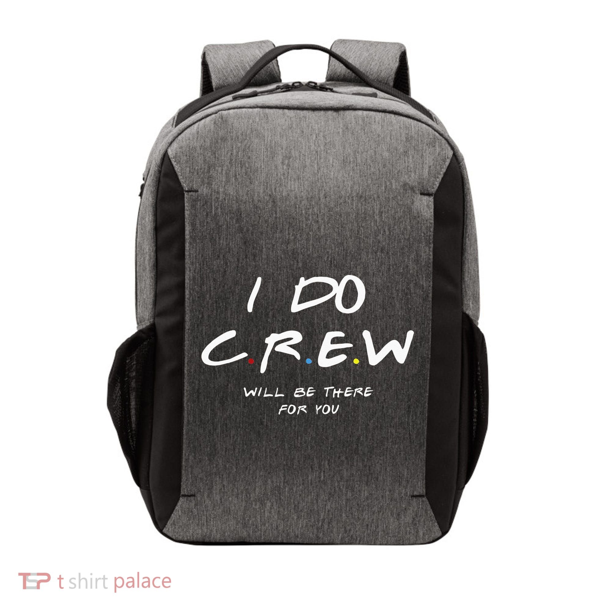 I Do Crew Bachelorette Party Men & Women Vector Backpack