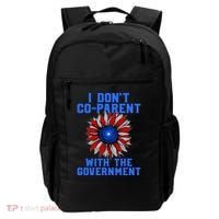 I Don't Co Parent With The Government Backpack thumb 0