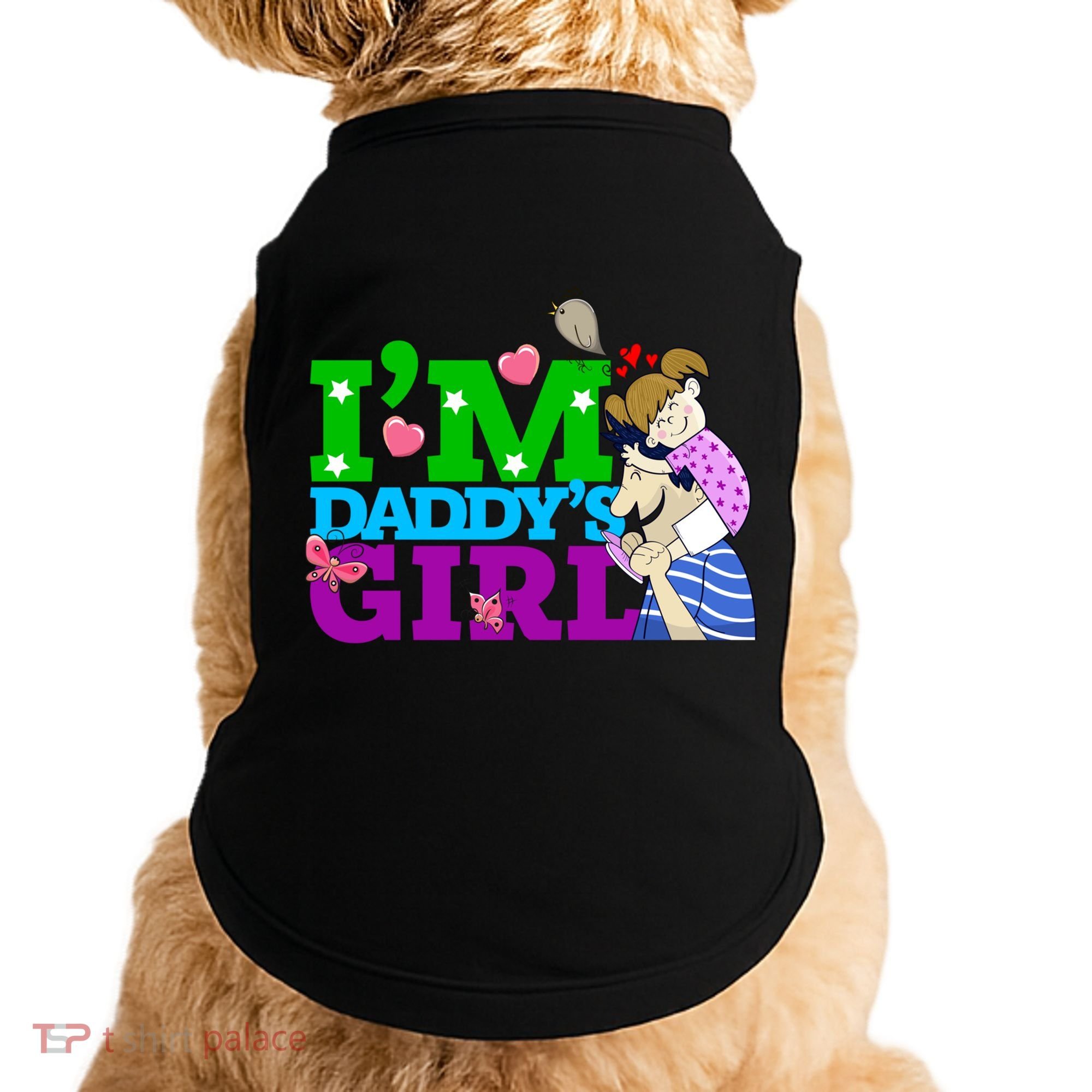 Im Daddys Cute Gift I Love You Dad Daddy Daughter Gift Doggie Tank