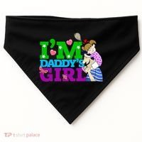 Im Daddys Cute Gift I Love You Dad Daddy Daughter Gift USA-Made Doggie Bandana thumb 0