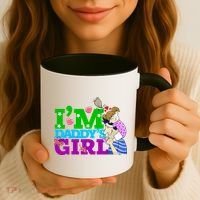 Im Daddys Cute Gift I Love You Dad Daddy Daughter Gift Coffee Mug thumb 3