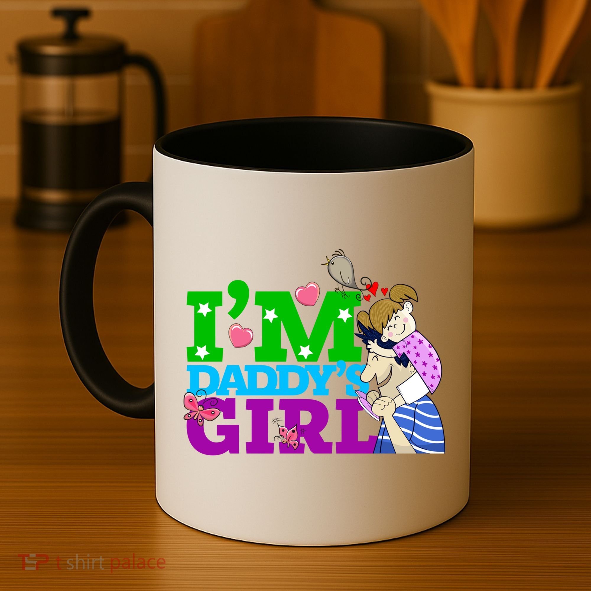 Im Daddys Cute Gift I Love You Dad Daddy Daughter Gift Coffee Mug