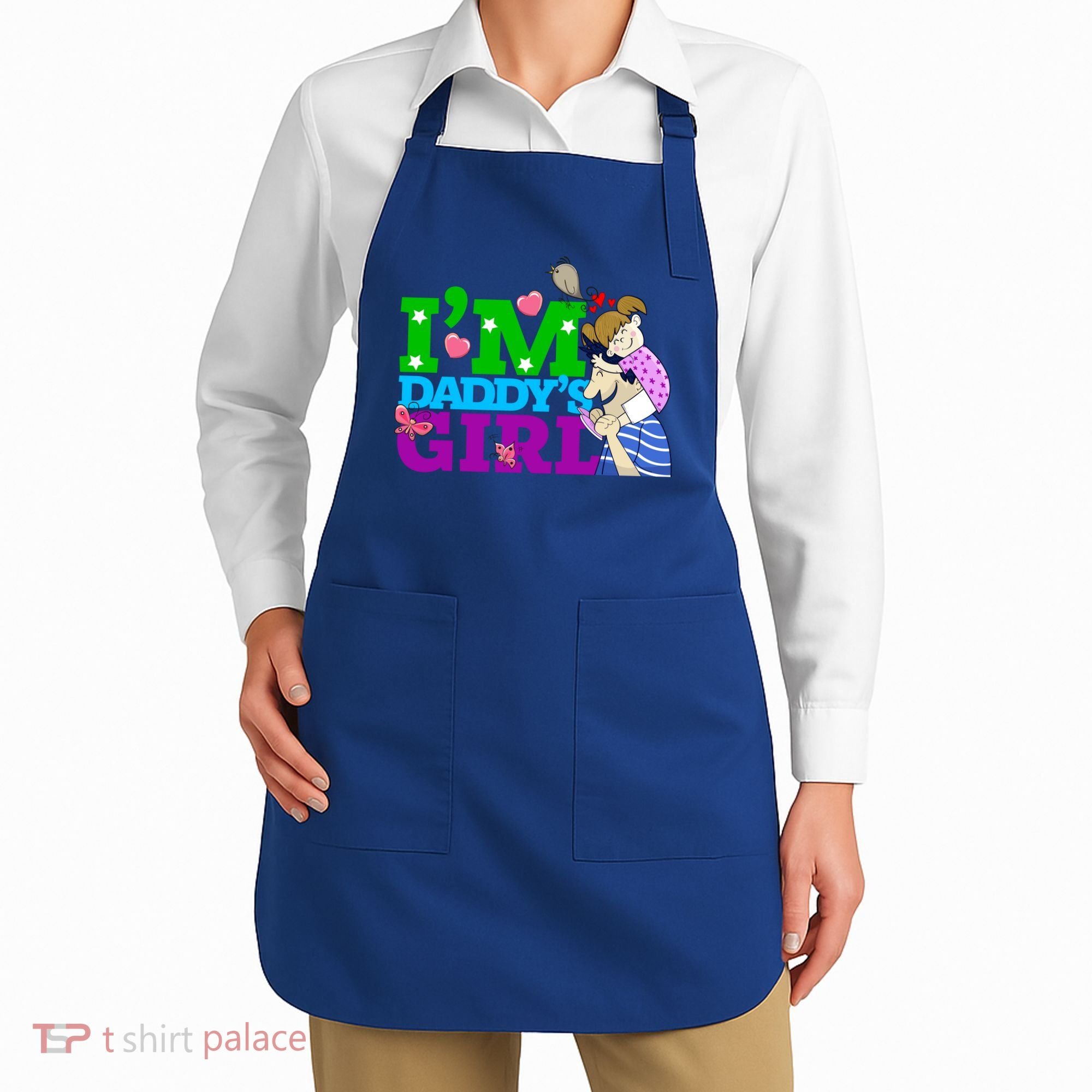 Im Daddys Cute Gift I Love You Dad Daddy Daughter Gift Apron