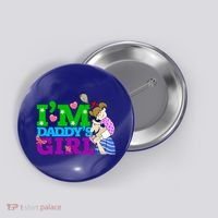 Im Daddys Cute Gift I Love You Dad Daddy Daughter Gift Button thumb 0