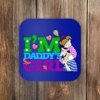 Im Daddys Cute Gift I Love You Dad Daddy Daughter Gift Coaster thumb 0