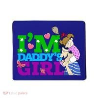 Im Daddys Cute Gift I Love You Dad Daddy Daughter Gift Mousepad thumb 0