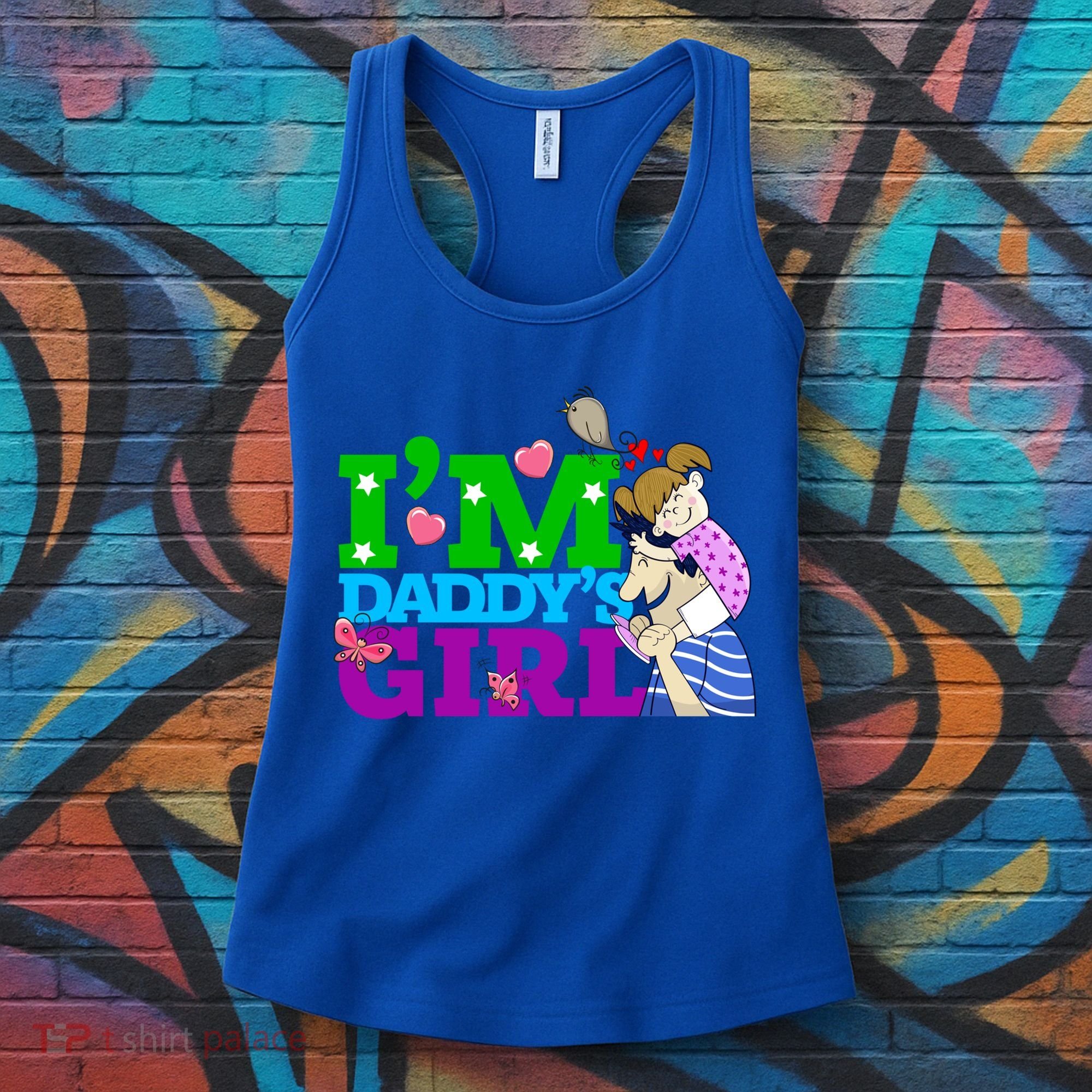 Im Daddys Cute Gift I Love You Dad Daddy Daughter Gift Women's Tank Top