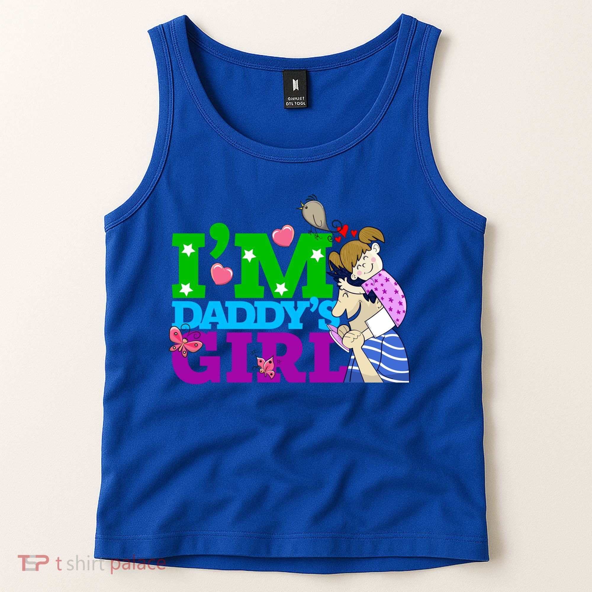 Im Daddys Cute Gift I Love You Dad Daddy Daughter Gift Tank Top
