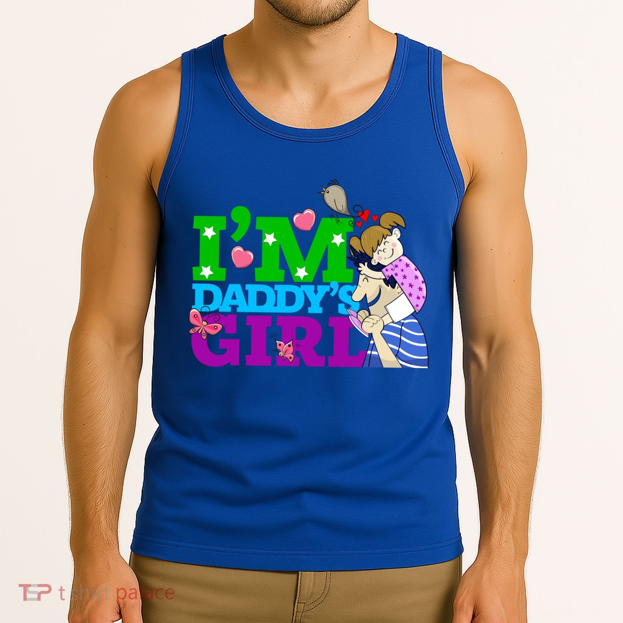 Im Daddys Cute Gift I Love You Dad Daddy Daughter Gift Tank Top