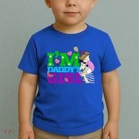 Im Daddys Cute Gift I Love You Dad Daddy Daughter Gift Toddler T-Shirt thumb 2