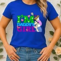 Im Daddys Cute Gift I Love You Dad Daddy Daughter Gift Women's T-Shirt thumb 2