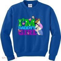 Im Daddys Cute Gift I Love You Dad Daddy Daughter Gift Kids Sweatshirt thumb 0