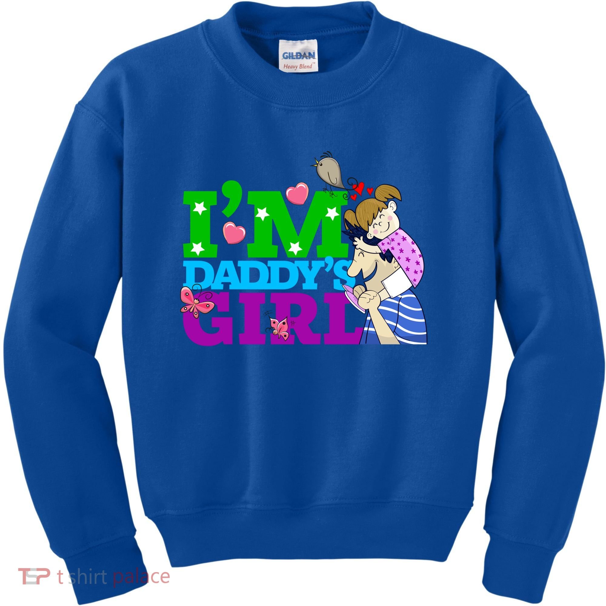 Im Daddys Cute Gift I Love You Dad Daddy Daughter Gift Kids Sweatshirt
