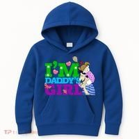 Im Daddys Cute Gift I Love You Dad Daddy Daughter Gift Kids Hoodie thumb 0