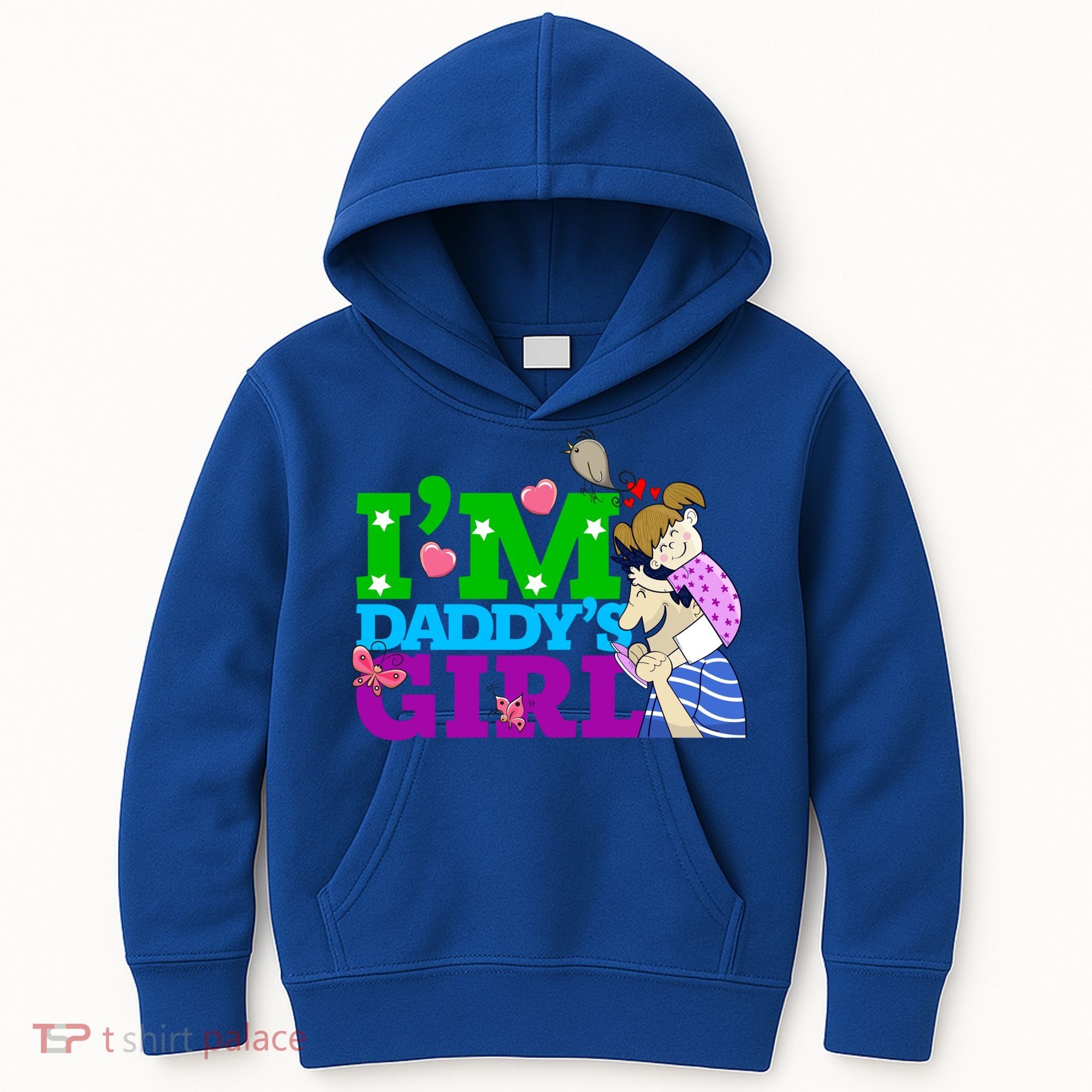 Im Daddys Cute Gift I Love You Dad Daddy Daughter Gift Kids Hoodie