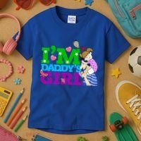 Im Daddys Cute Gift I Love You Dad Daddy Daughter Gift Kids T-Shirt thumb 3