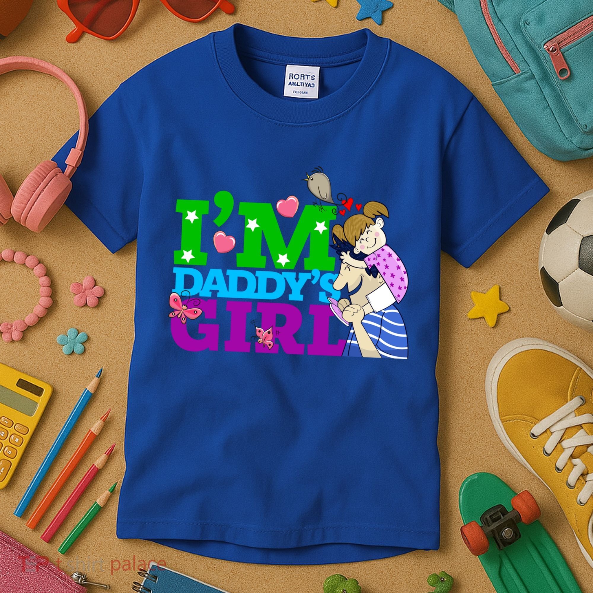 Im Daddys Cute Gift I Love You Dad Daddy Daughter Gift Kids T-Shirt