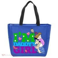 Im Daddys Cute Gift I Love You Dad Daddy Daughter Gift Tote Bag thumb 0