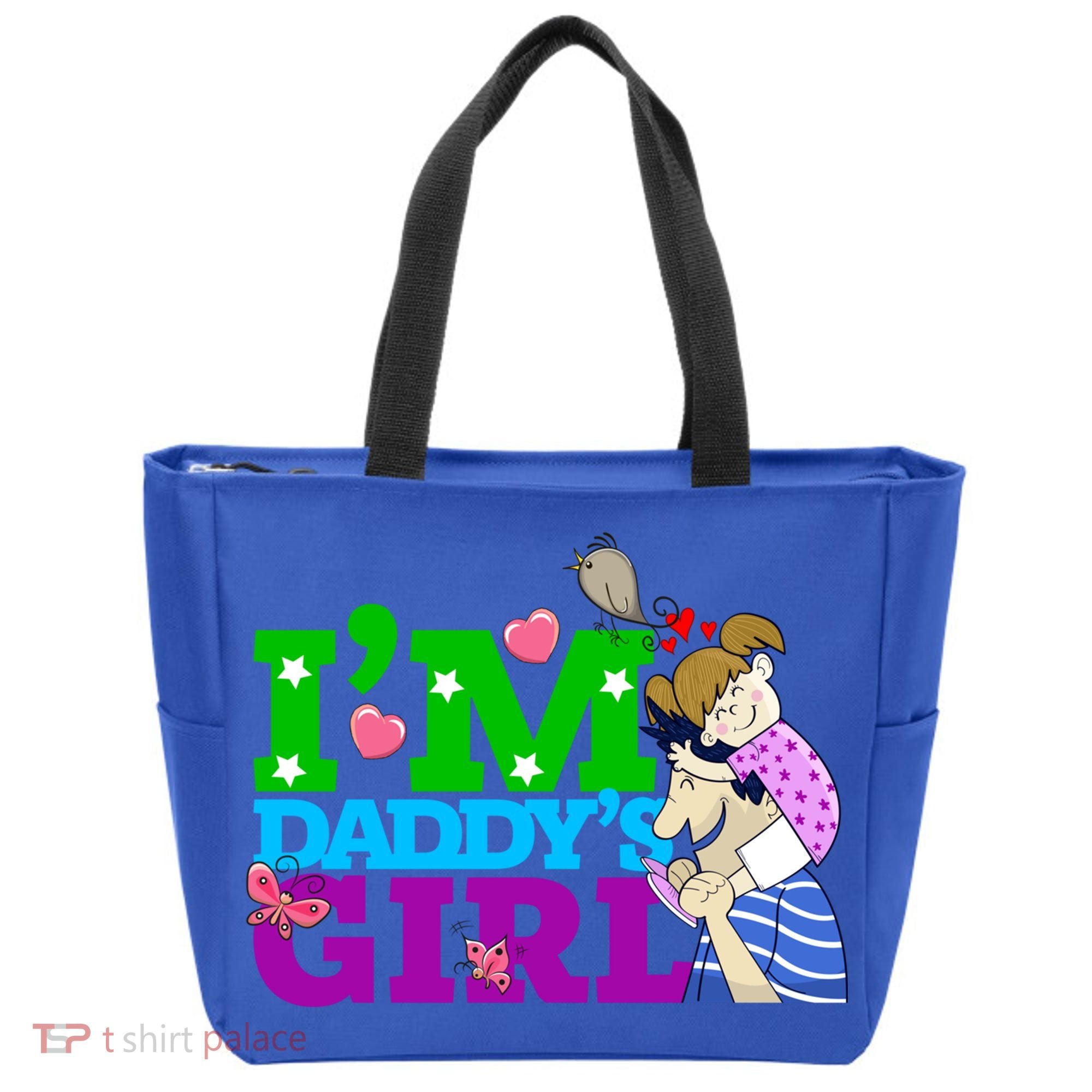 Im Daddys Cute Gift I Love You Dad Daddy Daughter Gift Tote Bag