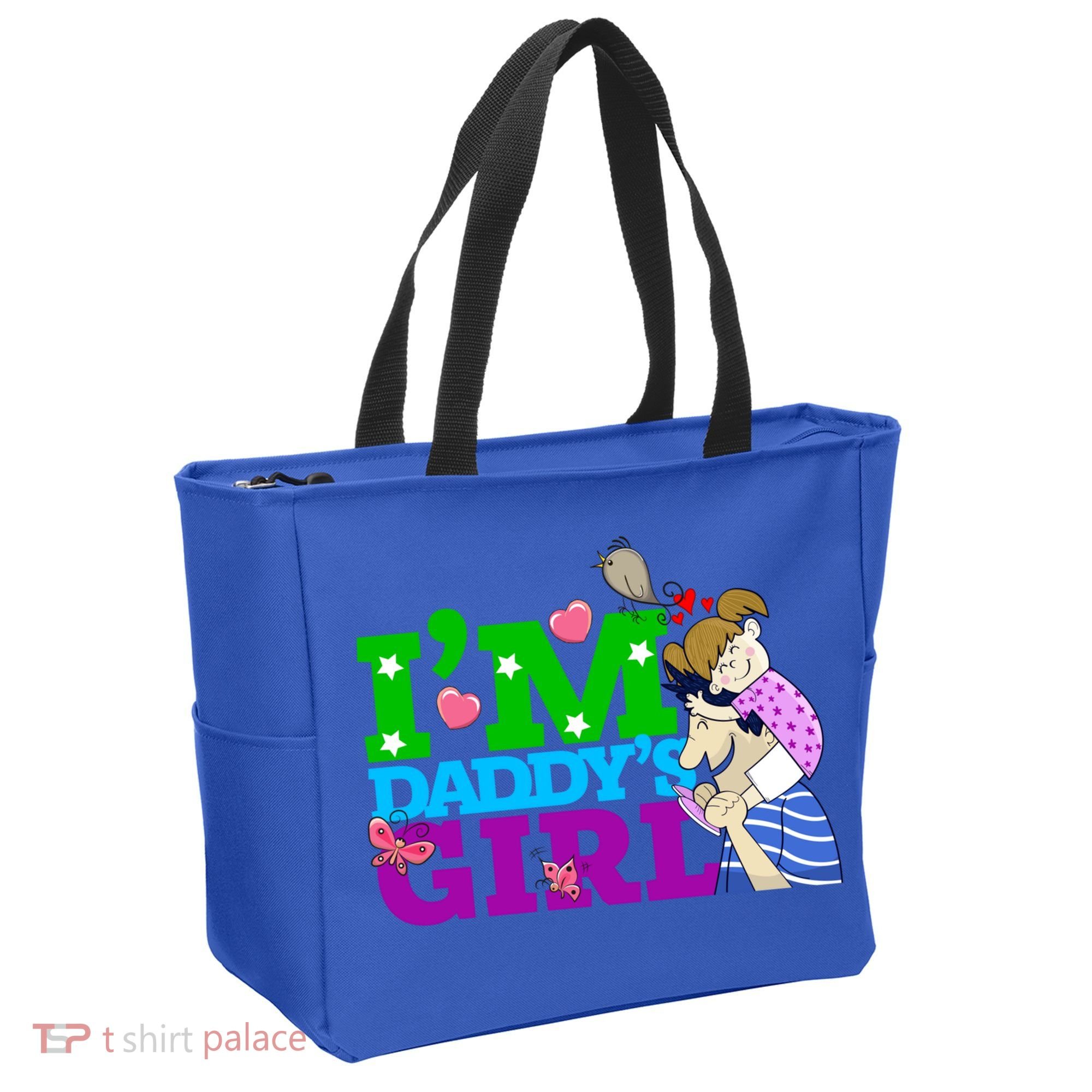 Im Daddys Cute Gift I Love You Dad Daddy Daughter Gift Tote Bag