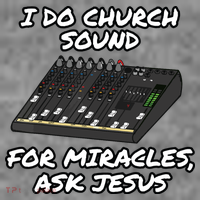 I Do Church Sound For Miracles Ask Jesus Audio Tech Funny Women's Hoodie thumb 2